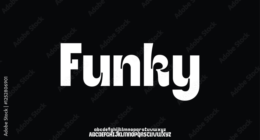 Funky, Modern minimal abstract alphabet fonts. Typography technology, electronic, movie, digital, music, future, logo creative font. Funky, Modern minimal abstract alphabet fonts. Typography technology, electronic, movie, digital, music, future, logo creative font.