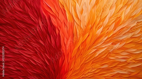 Abstract Pattern With Red And Orange Gradient Colors
