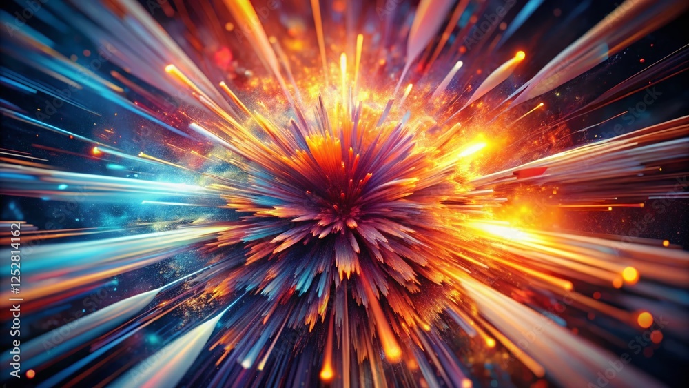 Abstract Explosion: High-Resolution Dynamic Energy Burst Stock Photo Abstract Explosion: High-Resolution Dynamic Energy Burst Stock Photo