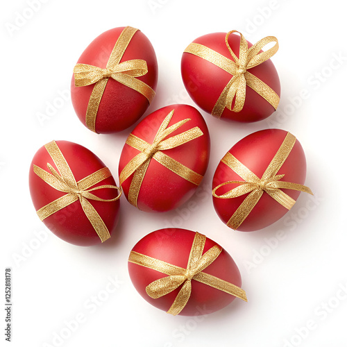 red color eggs
