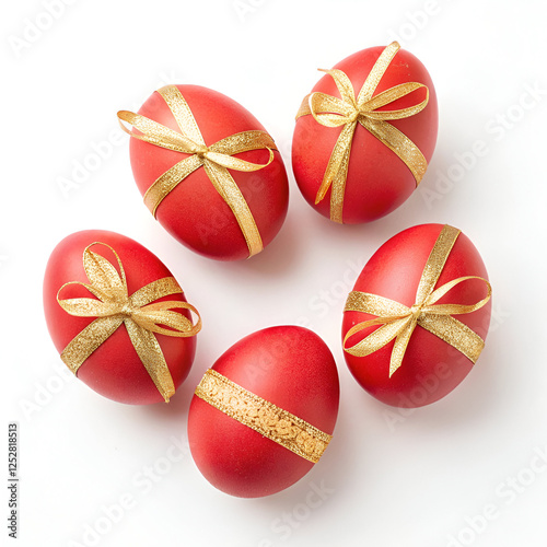 red color eggs
