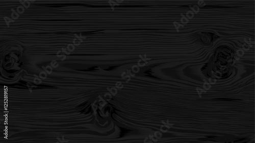 luxury black wood texture, rare ebony wood, expensive wood. vector pattern