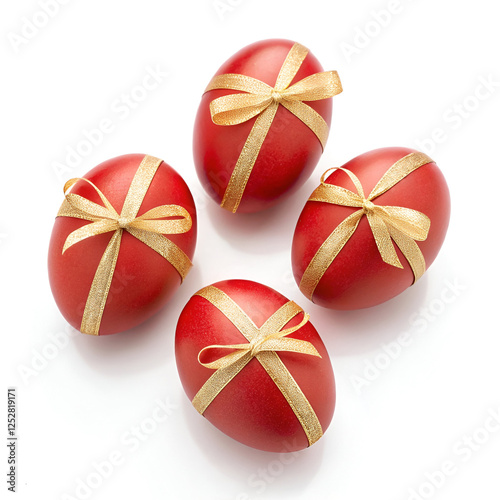 red color eggs