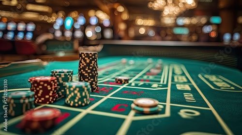 Wallpaper Mural roulette table in casino Table of Craps Torontodigital.ca