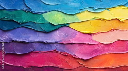 Wallpaper Mural Artistic Pride Flag: A vibrant celebration of unity in diversity, showcasing a powerful and inclusive design. Perfect for LGBTQ+ themed projects,      Torontodigital.ca