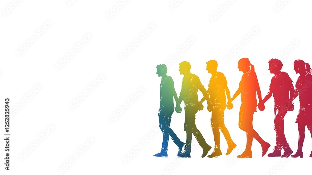 Joyful LGBTQ+ Friends Embrace Unity and Diversity, Celebrating Love and Acceptance with a heartwarming, vibrant display of friendship and Joyful LGBTQ+ Friends Embrace Unity and Diversity, Celebrating Love and Acceptance with a heartwarming, vibrant display of friendship and