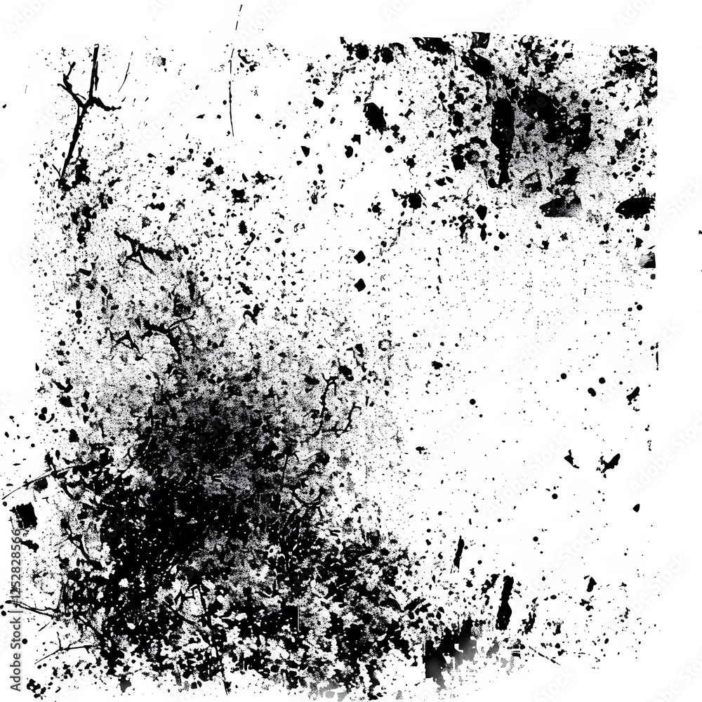 Fototapeta premium Abstract black and white texture with unique patterns and shapes