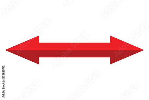 double wave long curved arrow icon. double arrow icon on white background.