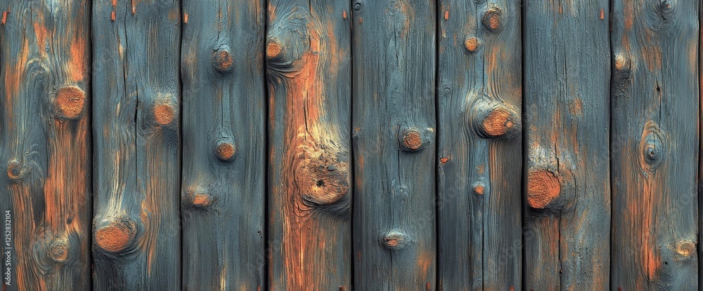 Aged Wooden Planks With Rusty Details Aged Wooden Planks With Rusty Details