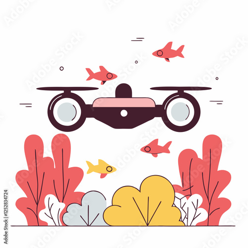 underwater drone for fishing