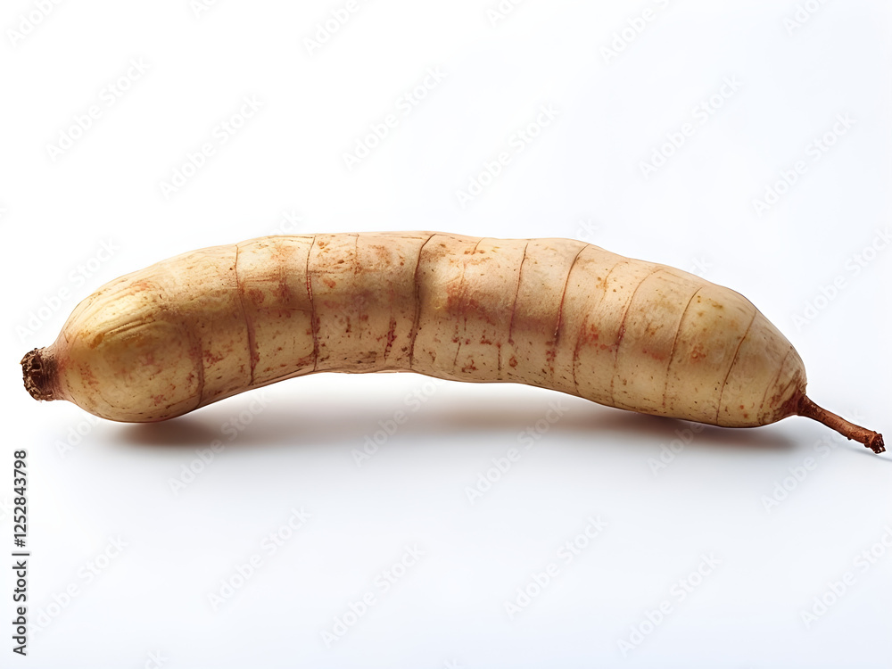 cinnamon-vine or chinese yam isolated on white. cinnamon-vine or chinese yam isolated on white.