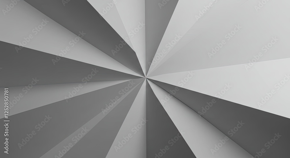 Monochromatic Radiance: An abstract grayscale image featuring a dynamic radial pattern of converging lines, creating a captivating visual effect of depth and perspective. Monochromatic Radiance: An abstract grayscale image featuring a dynamic radial pattern of converging lines, creating a captivating visual effect of depth and perspective.
