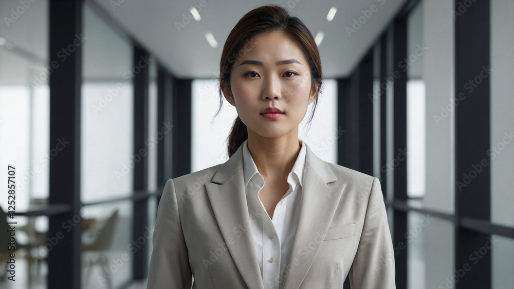 portrait of a young Asian businesswoman