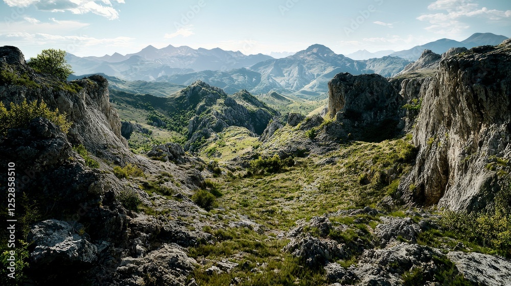 Shifting mountains in a serene landscape nature scene outdoor environment wide viewpoint gliding concept Shifting mountains in a serene landscape nature scene outdoor environment wide viewpoint gliding concept