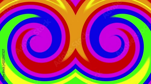 Abstract with multicolor rays coming out of the center. Unique radial pattern. Background with stripe (1)