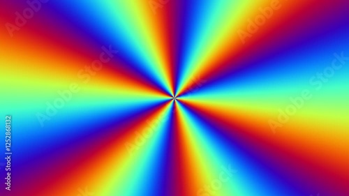 Abstract with multicolor rays coming out of the center. Unique radial pattern. Background with stripe (1)