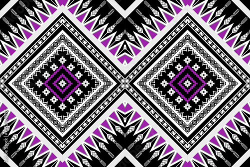 Geometric ethnic pattern seamless design for background ,Tribal geometric seamless patterns, ethnic design, hipster backdrop, wallpaper Background, Design curtain, carpet ,fabric ,textile 