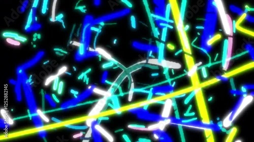 Bright glich video, bad tv signal of color display