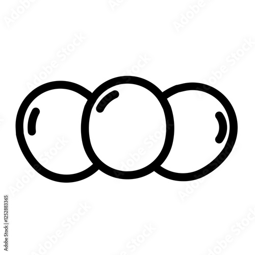chicken eggs line icon