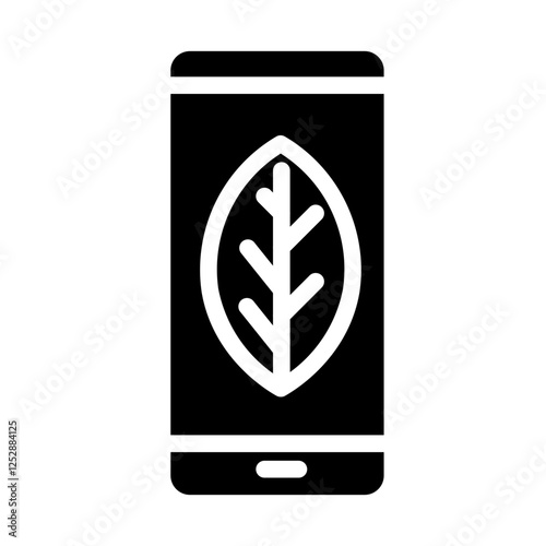 mobile farmer solid icon