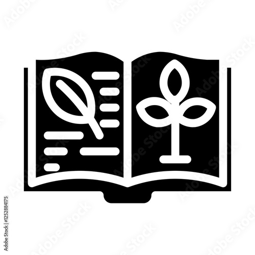 plant encyclopedia solid icon