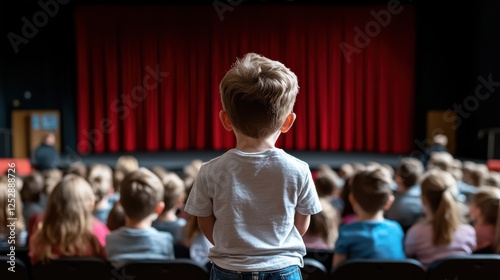 A storyteller captivating an audience with a magical tale on World Storytelling Day, expressive and animated