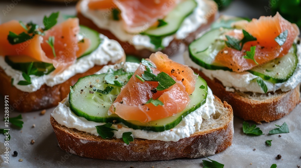 Delicious Smoked Salmon Cucumber Canap Delicious Smoked Salmon Cucumber Canap
