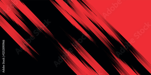 Background, contrast red and black color abstract template for business design. Technology style. You can use it for advertising, sports posters,