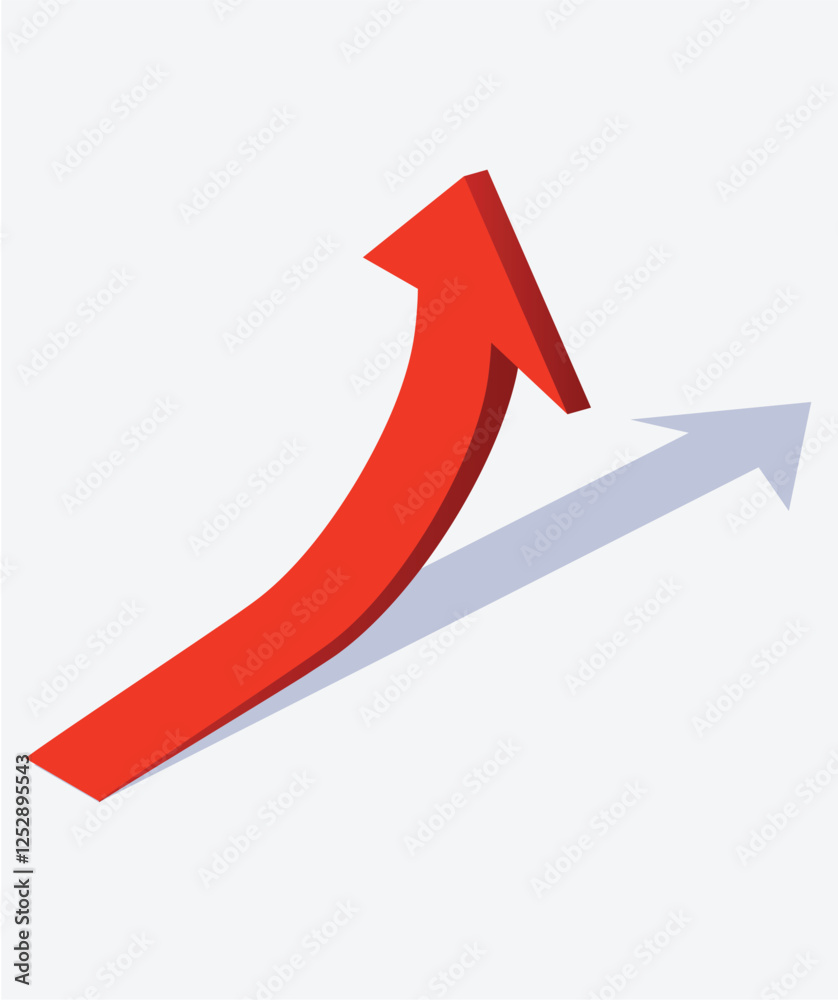 Growth arrow icon stock illustration Growth arrow icon stock illustration