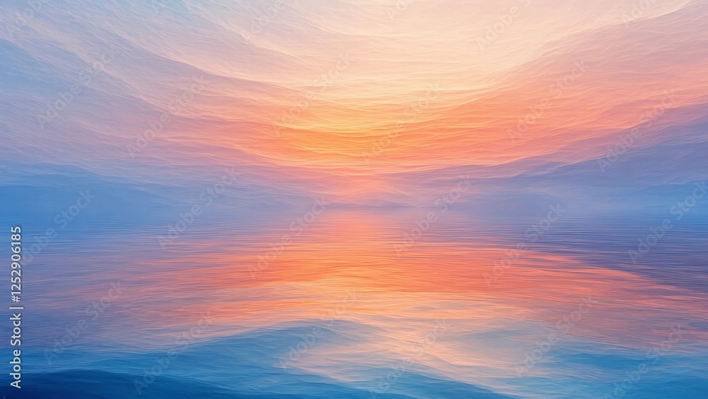 Abstract Blurred Sunset Reflection on Water Abstract Blurred Sunset Reflection on Water