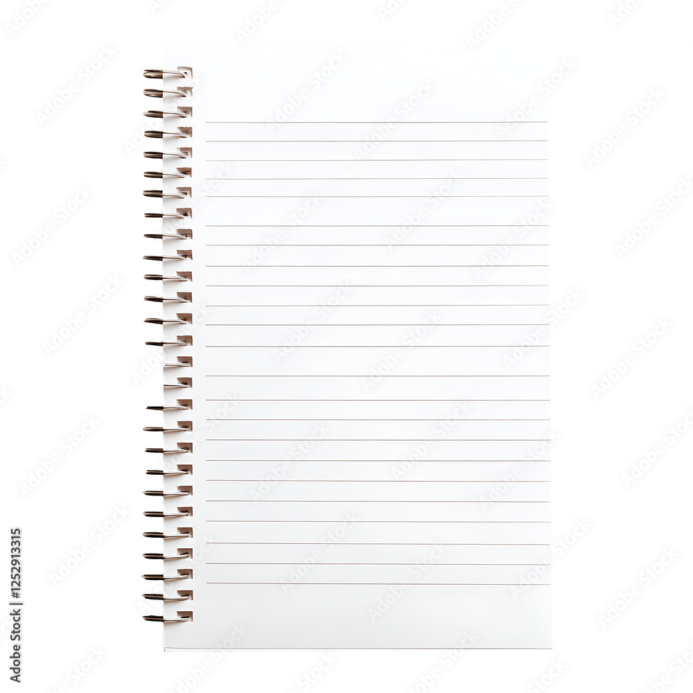Notebook isolated on transparent background Notebook isolated on transparent background