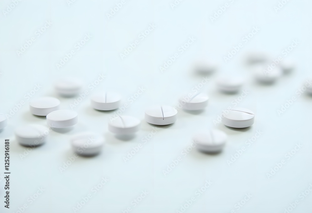 White Pills on a Clean Surface
White Pills on a Clean Surface