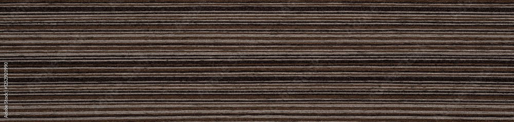 Striking contrasts of dark roast and milky latte lines orchestrate the bold pattern of this wenge veneer Striking contrasts of dark roast and milky latte lines orchestrate the bold pattern of this wenge veneer