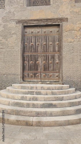 old wooden door