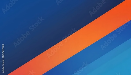 Free Download Abstract Blue and Orange Gradient Background with Diagonal Lines Design - GFXLoad