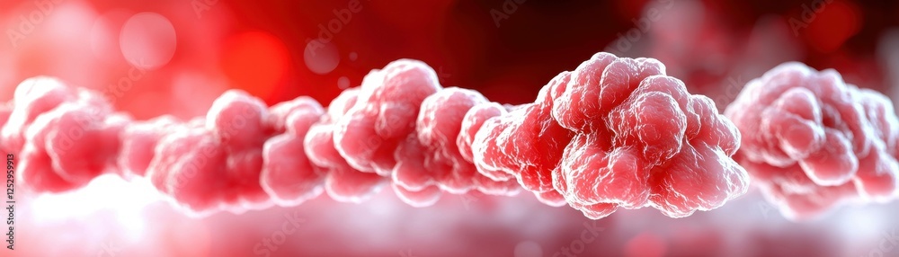 Abstract red particles in fluid motion. Abstract red particles in fluid motion.