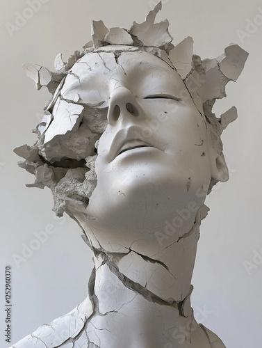 Human sculpture 3d art 