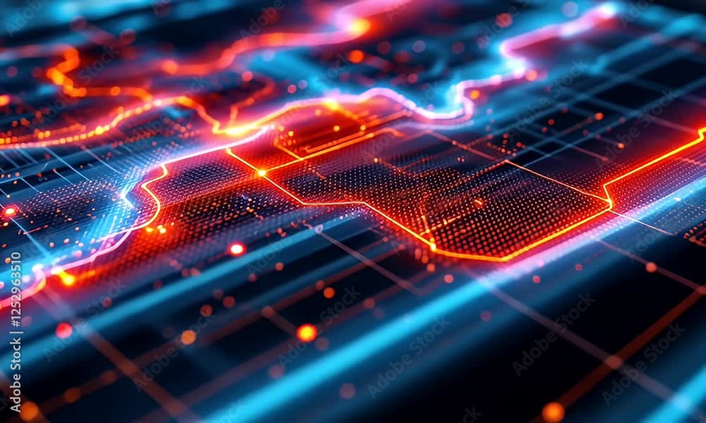 Global network data flow visualization; internet connection, digital map background, website banner Global network data flow visualization; internet connection, digital map background, website banner