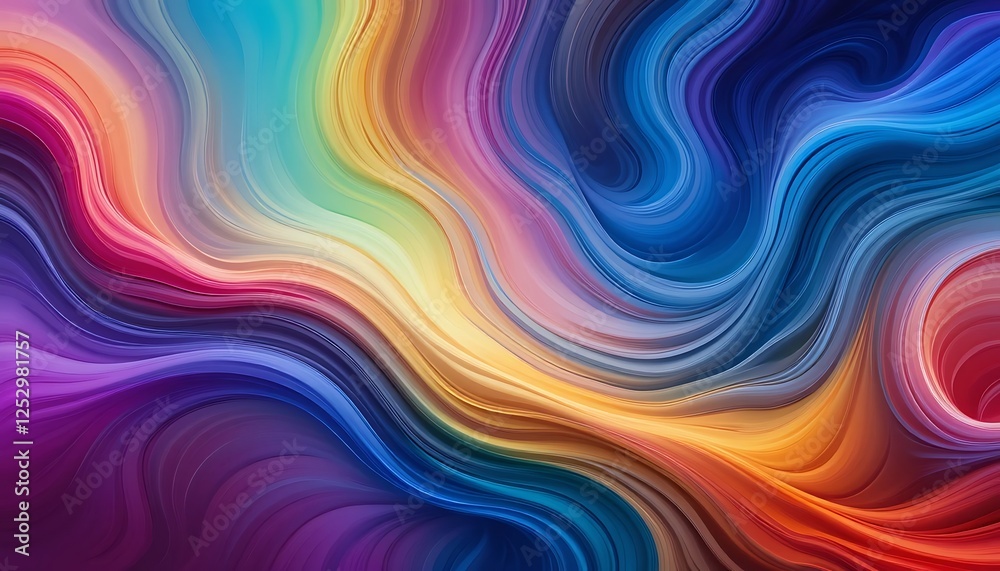 Abstract Colorful Waves Background Flowing with Vibrant and Dynamic Movement Abstract Colorful Waves Background Flowing with Vibrant and Dynamic Movement