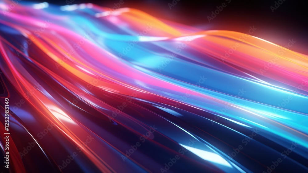 Dynamic colorful waves abstract digital art vibrant environment technology concept, a futuristic neon gradient background Dynamic colorful waves abstract digital art vibrant environment technology concept, a futuristic neon gradient background