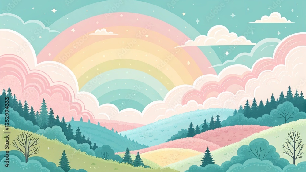 Fototapeta premium Abstract studio multicolor pastel background