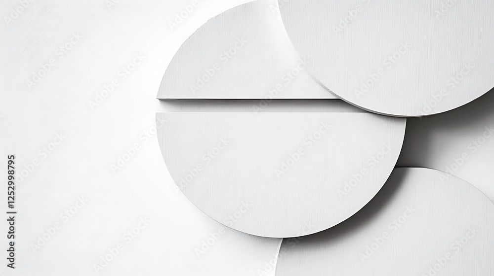 White circles overlap, background, abstract design White circles overlap, background, abstract design