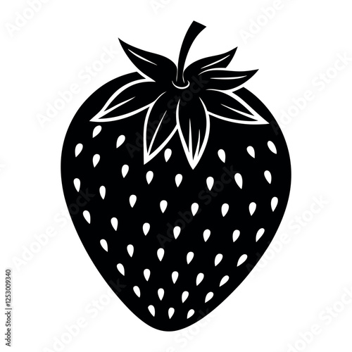 vector illustration of a strawberry