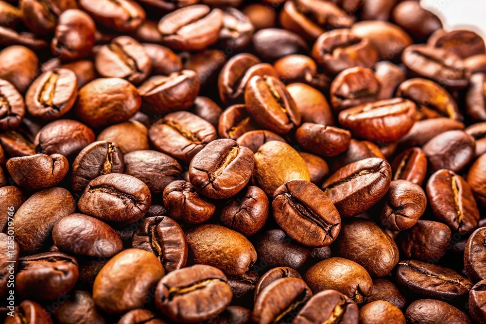 High-Resolution Photo of Coffee Beans on White Background - Perfect for Coffee Packaging and Branding High-Resolution Photo of Coffee Beans on White Background - Perfect for Coffee Packaging and Branding