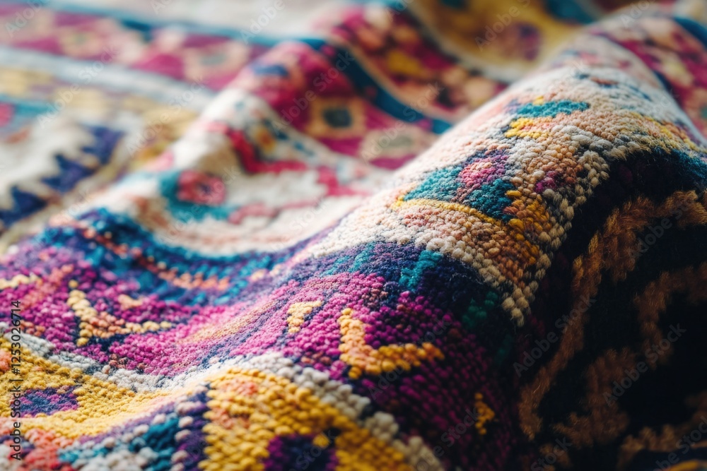 Vivid and lively handmade quilt with a flower pattern, perfect for adding warmth and color to your bedding. Vivid and lively handmade quilt with a flower pattern, perfect for adding warmth and color to your bedding.