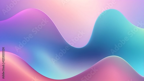 Weiche fließende Farbverläufe - Moderner Design Hintergrund