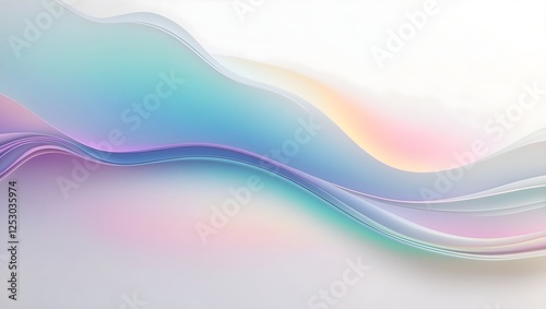 Weiche fließende Farbverläufe - Moderner Design Hintergrund