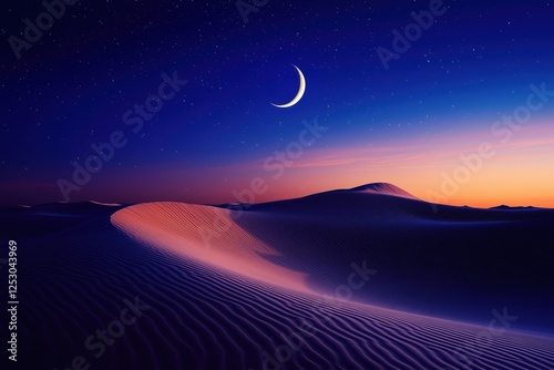 desert night landscape