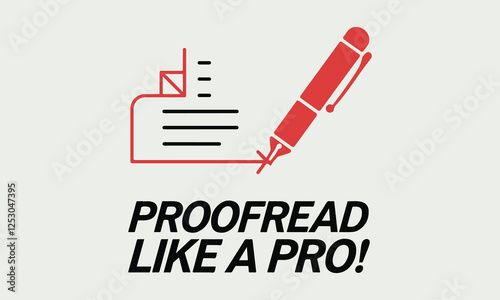 National Proofreading Day Vector Design | T-Shirt, Poster, Sticker, Social Media & Animated GIF | Solid Colors, No Gradient, Vector Illustration. Print ready eps