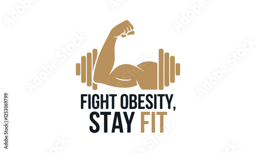 World Obesity Day Vector Illustration | Social Media, T-Shirt, Poster, Sticker, Print Card & Animated GIF Design. Print ready eps